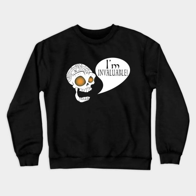 Dresden Files - Bob the Skull Poster Crewneck Sweatshirt by Fadelias